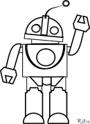 robot Coloring Pages To Print